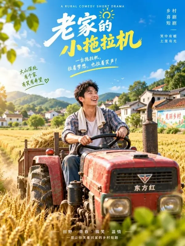 我在村里当首富封面 - 百灵短剧乡村逆袭短剧